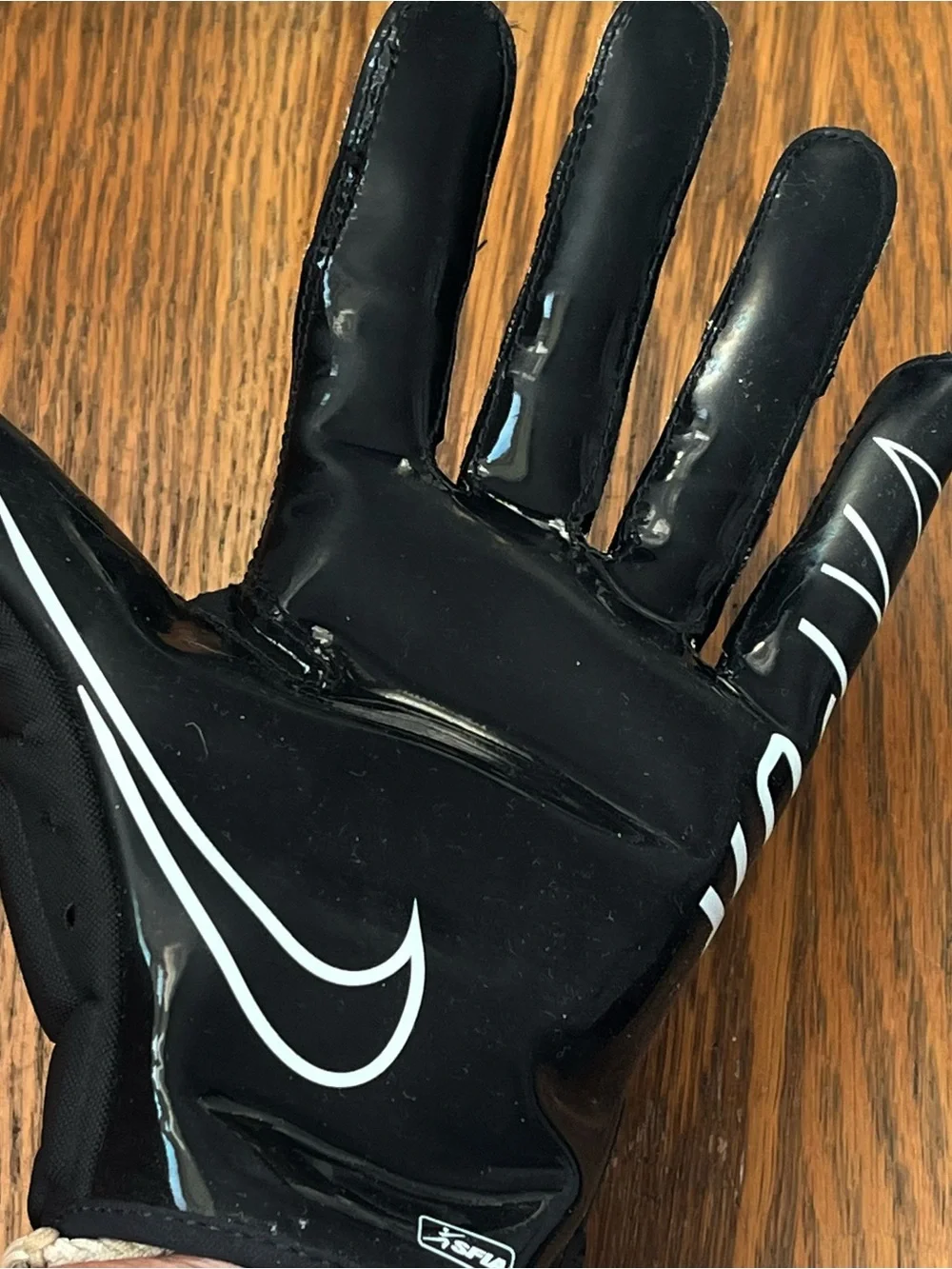 Nike Vapor Football Gloves Black And White Receiver Adult S